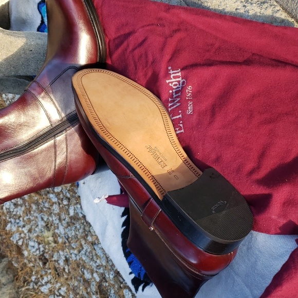 E.T. WRIGHT "PRESIDENT" Ankle Boots Italian Leather Mens sz. 9.5 NWT NIB - Picture 5 of 14
